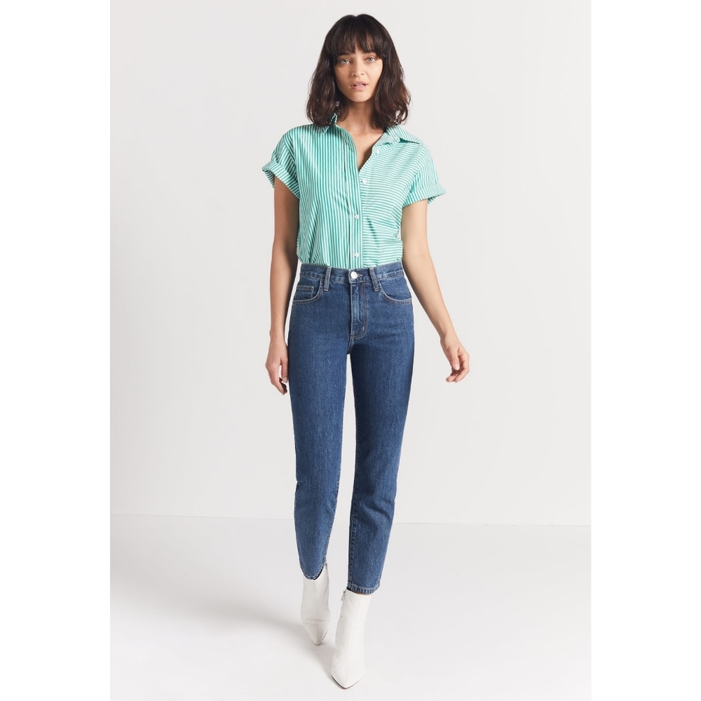 Current/Elliot The Vintage Cropped Jeans Blue Size 26 - Picture 1 of 16